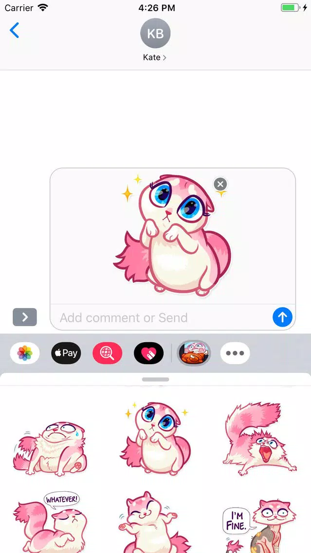 Nala Cat Stickers Pack Screenshots