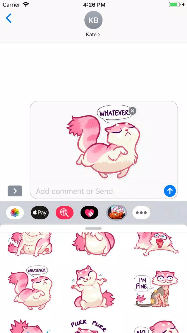 Nala Cat Stickers Pack Screenshots