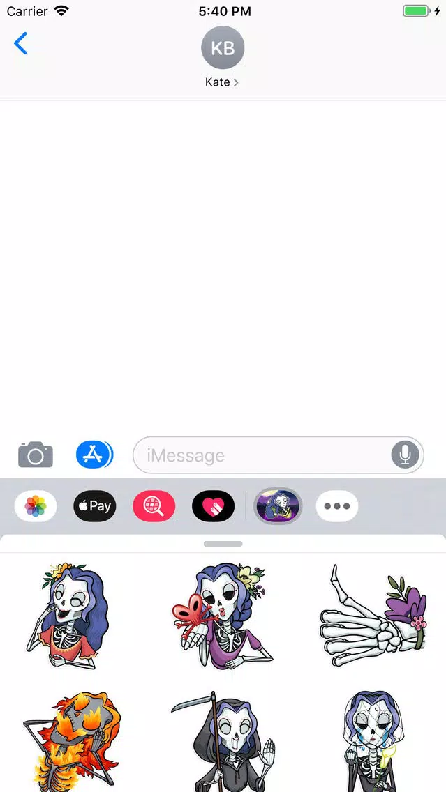 Skeleton Witch Stickers Pack Screenshots