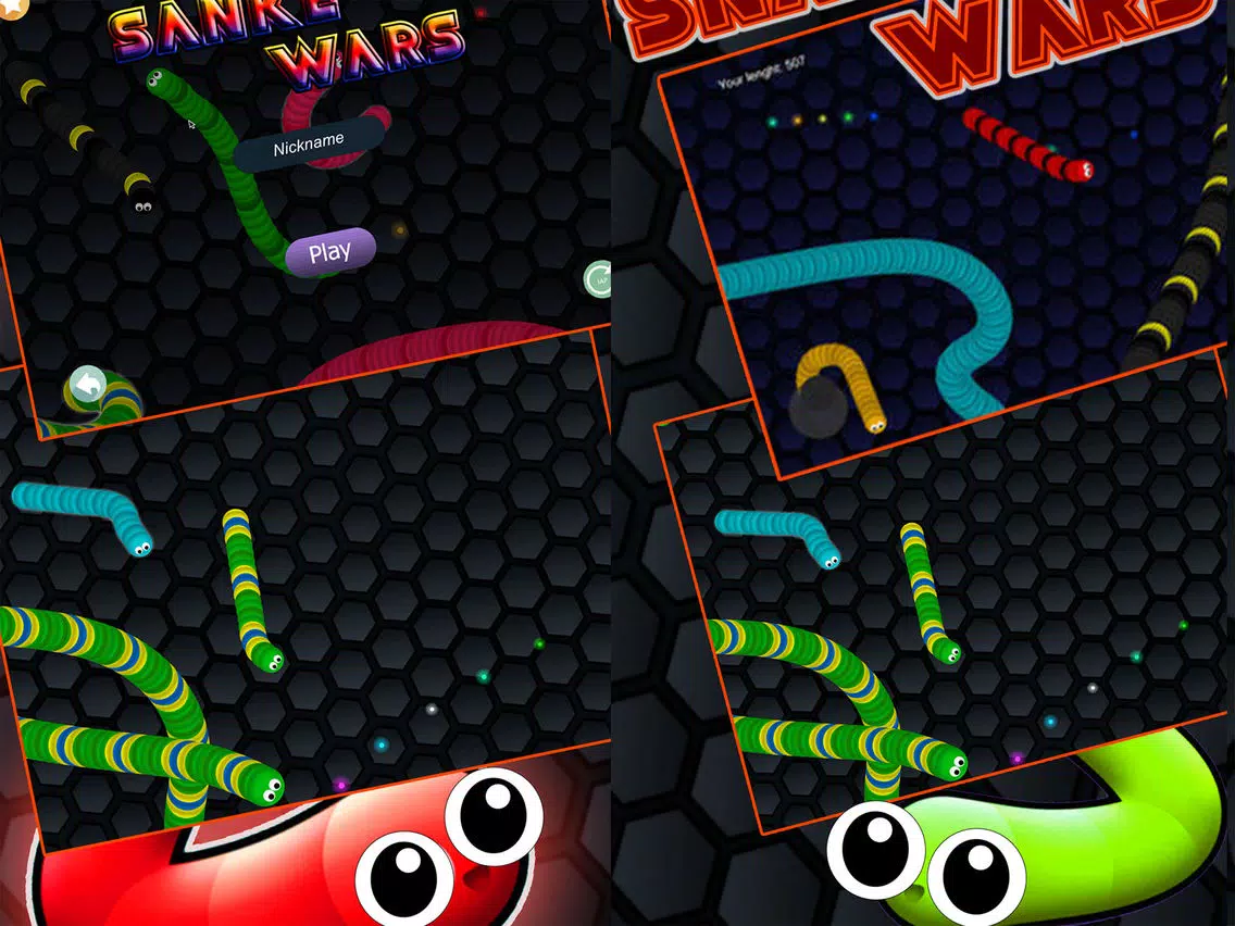 Anacondas Snake.IO - Huge Snake Games iPad Screenshots
