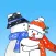 Christmas Snowman Stickers