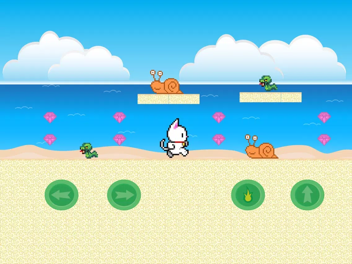 Captures d'écran de Super Cat World Adventure iPad 
