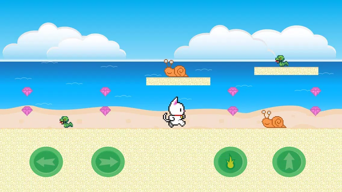 Captures d'écran de Super Cat World Adventure