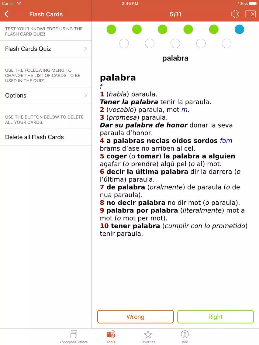 Compact Spanish-Catalan Catalan-Spanish Dictionary from Enciclopèdia Catalana iPad Screenshots