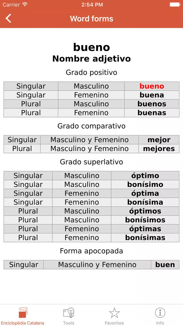 Compact Spanish-Catalan Catalan-Spanish Dictionary from Enciclopèdia Catalana Screenshots