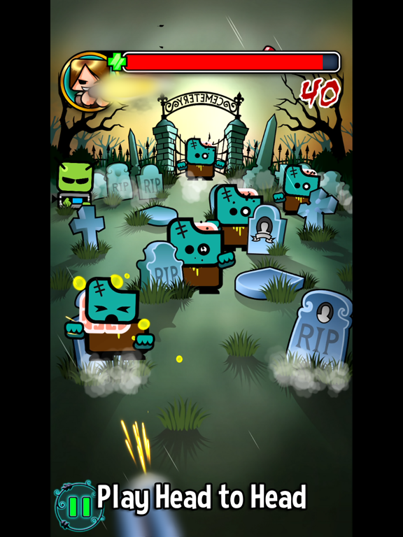 Tangkapan skrin Blast Da Zombie iPad 