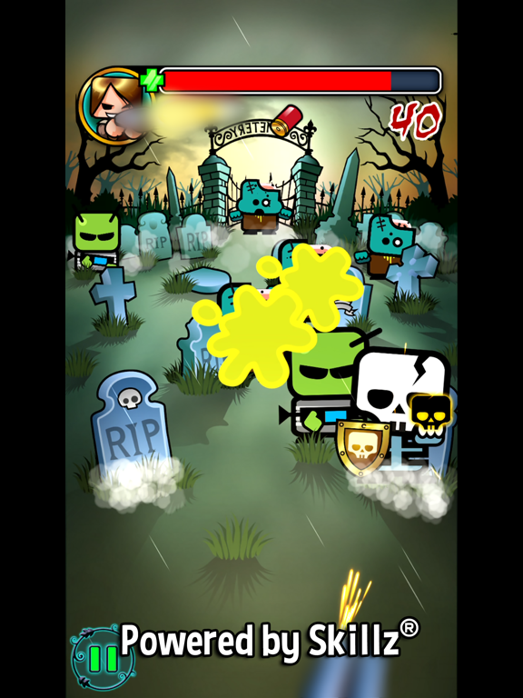Tangkapan skrin Blast Da Zombie iPad 