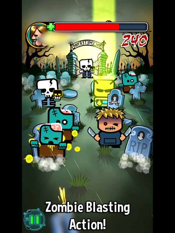 Tangkapan skrin Blast Da Zombie iPad 