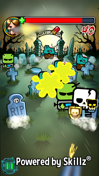 Tangkapan skrin Blast Da Zombie