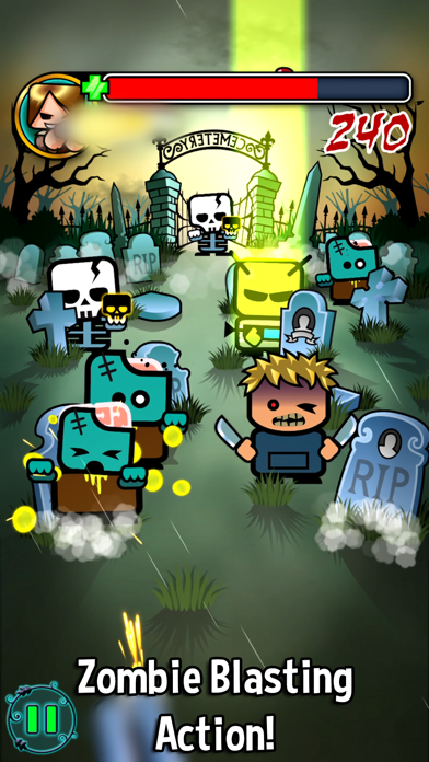 Tangkapan skrin Blast Da Zombie