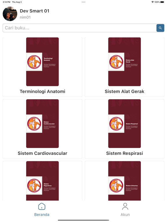 Nursing Anatomy E-Book iPad Screenshots
