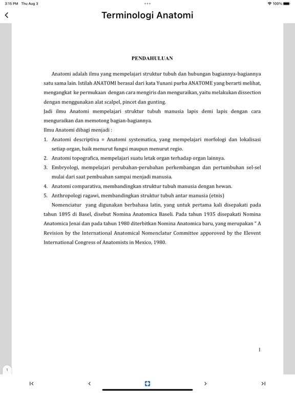 Nursing Anatomy E-Book iPad Screenshots