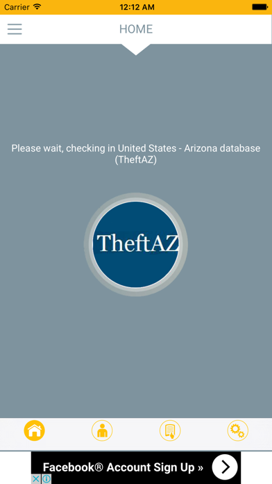 Stolen Car Checker Screenshots