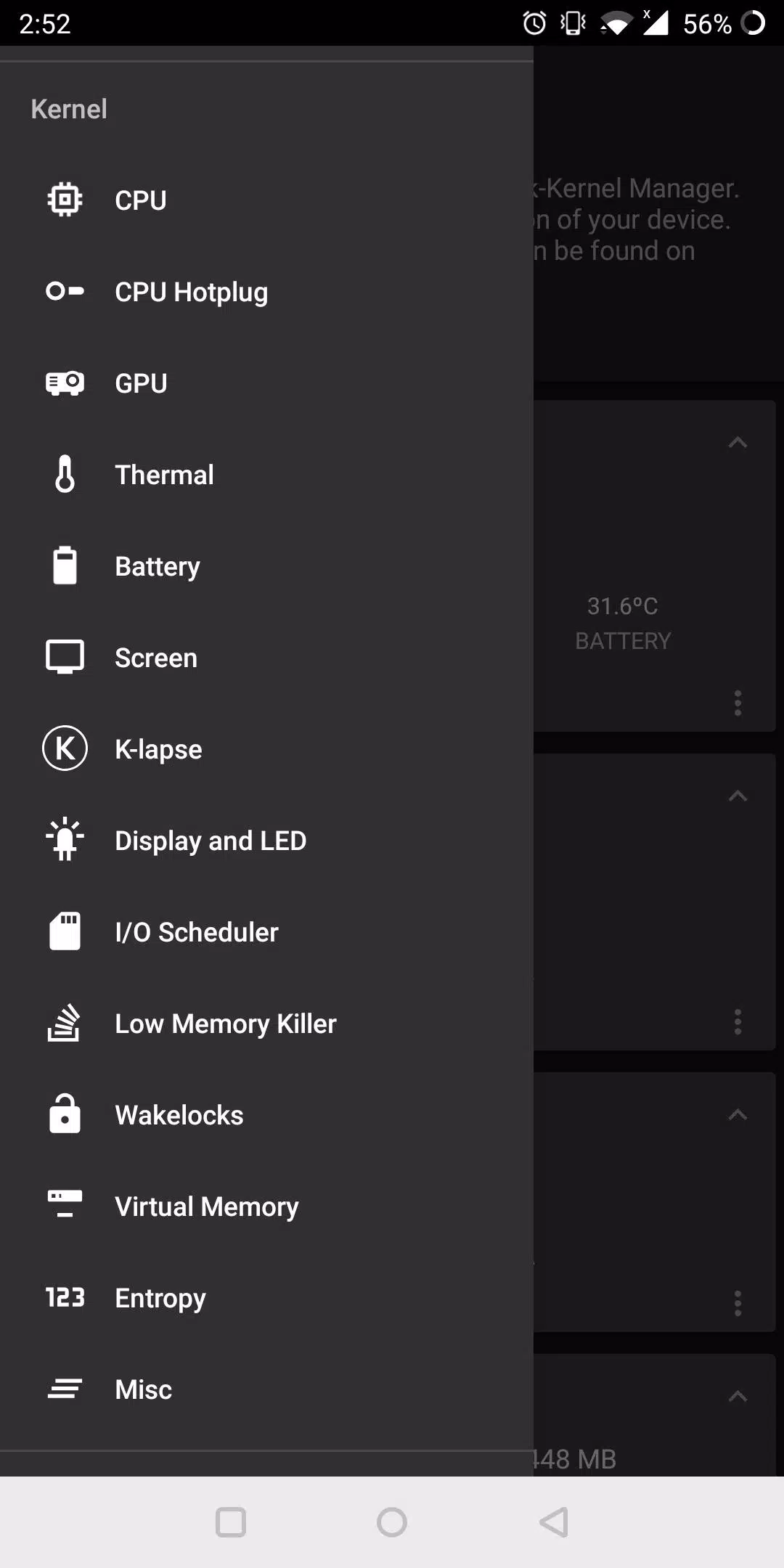 SmartPack-Kernel Manager Screenshots