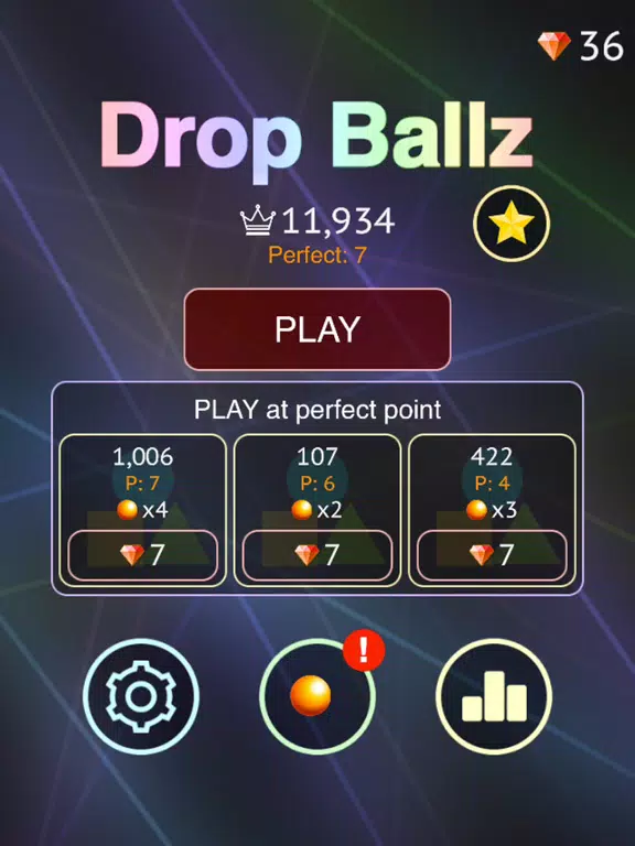 Zrzuty ekranu Drop Ballz! iPad 