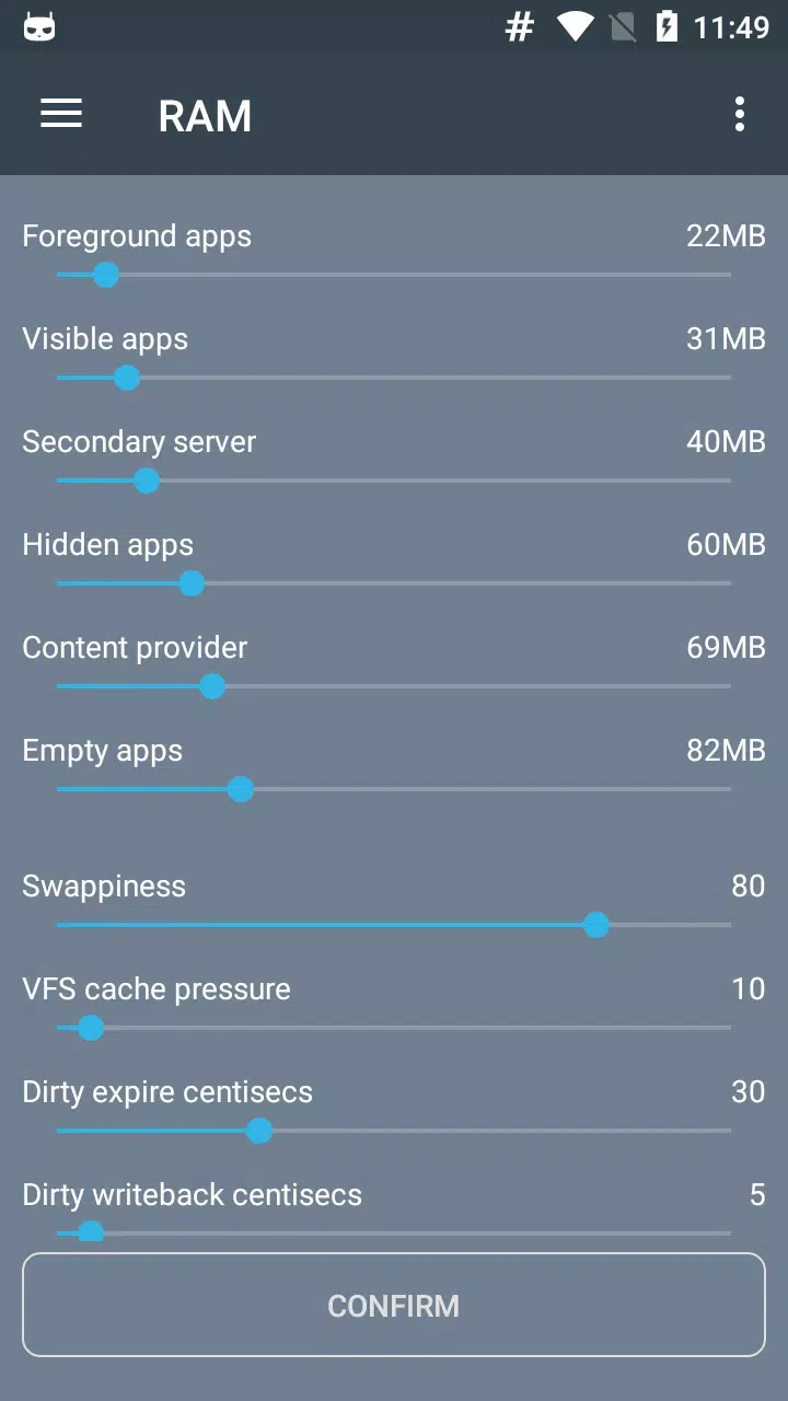 تصاویر RAM Manager Pro