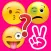 Guess pics: close up emoji, word brain with friend