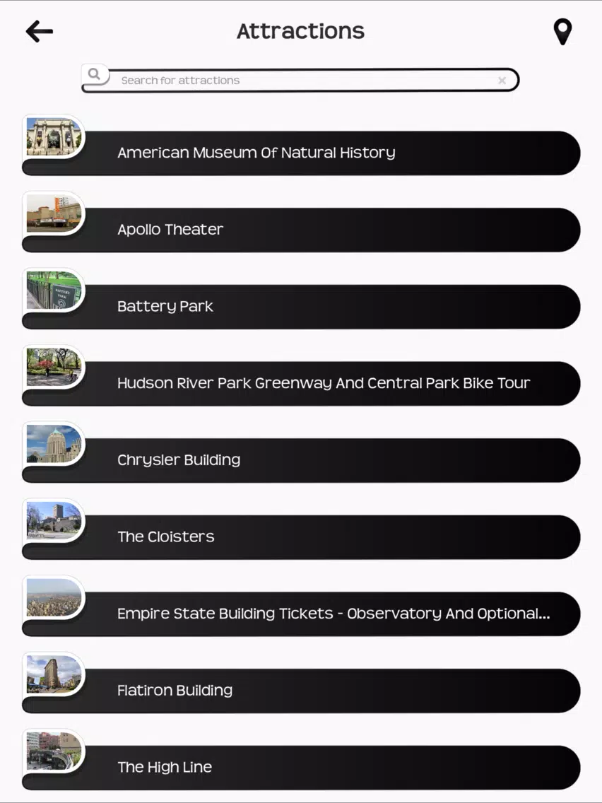 Manhattan Tourist Guide iPad Screenshots