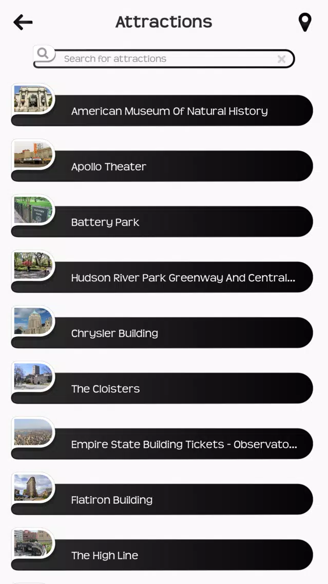 Manhattan Tourist Guide Screenshots