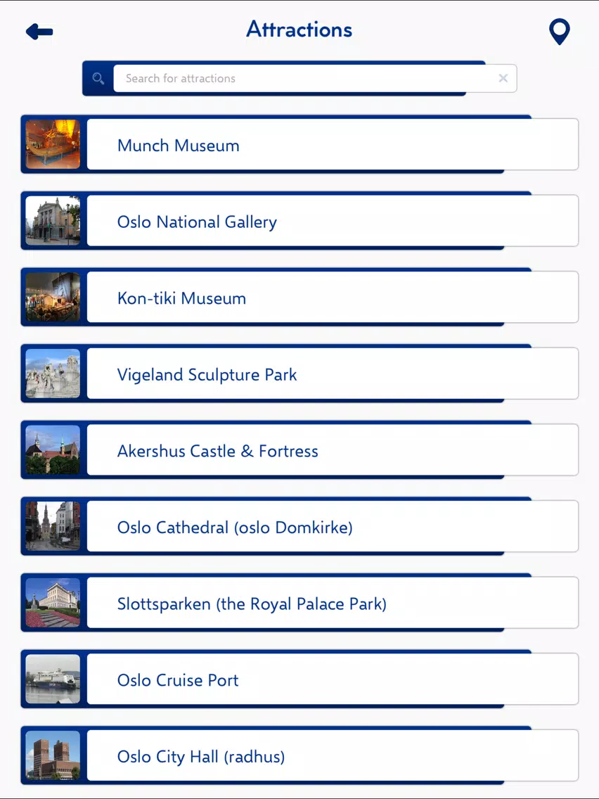 Oslo Travel Guide iPad Screenshots