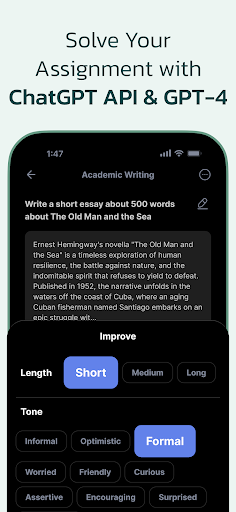 AI Chat Open Assistant Chatbot Screenshots