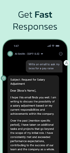 AI Chat Open Assistant Chatbot Screenshots