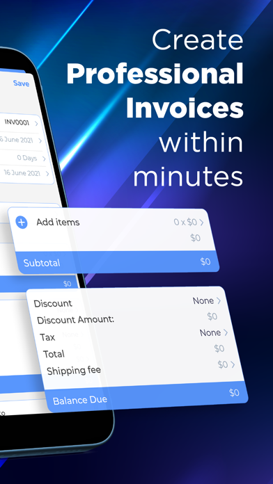 Simple Invoice & Receipt Maker Screenshots