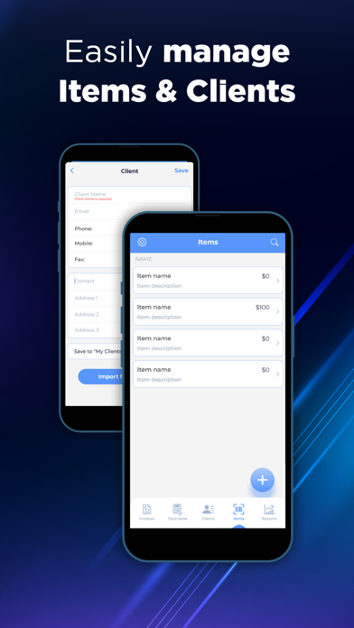 Simple Invoice & Receipt Maker Screenshots
