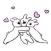 Rabbit animated stickers - Emoji - Emoticons