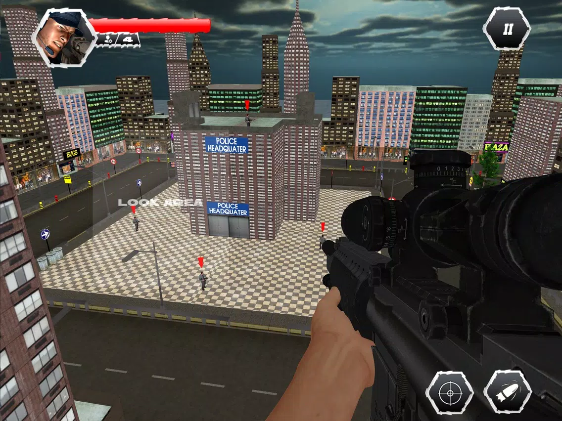 Capturas de pantalla de Criminal Sniper City Warrior iPad 