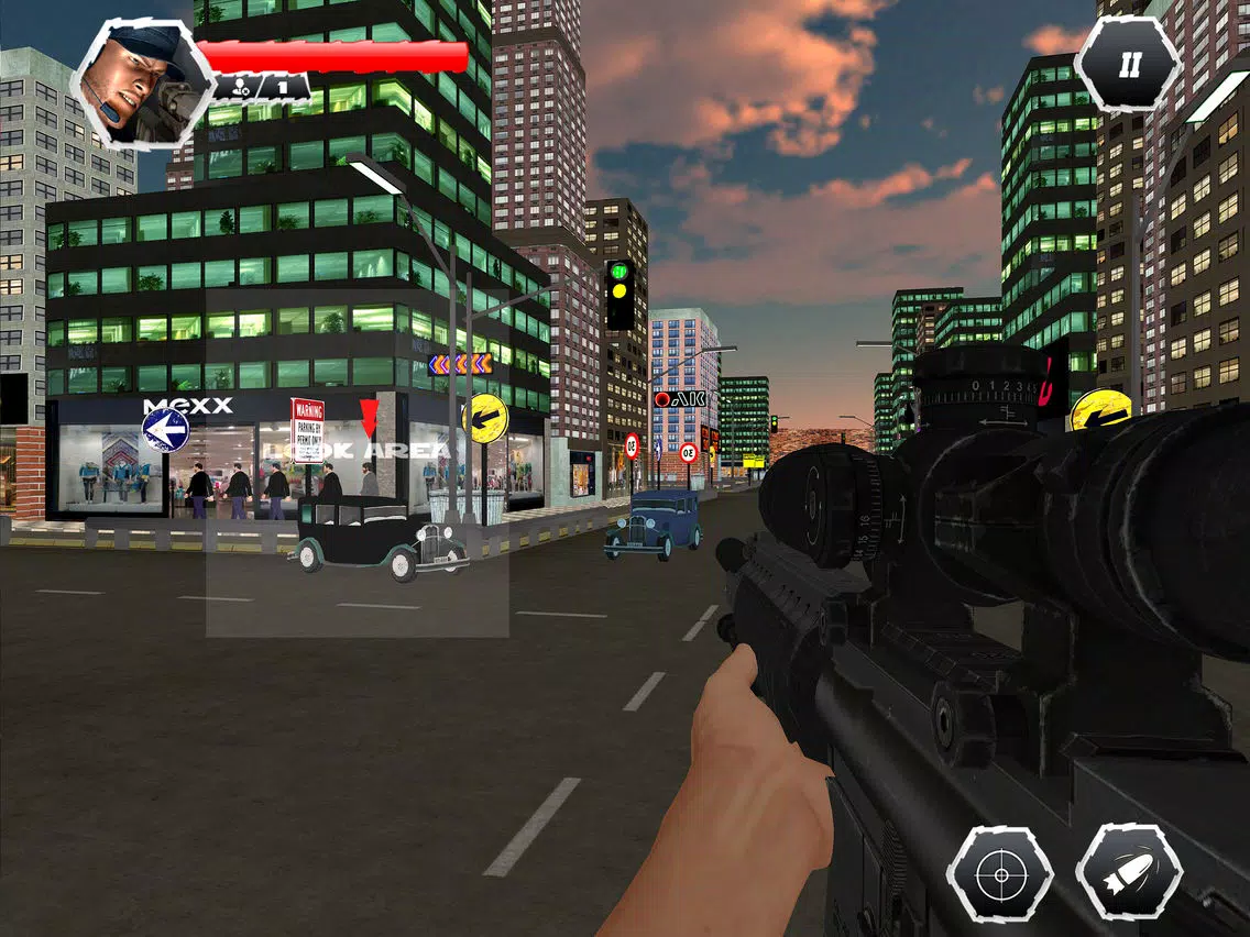 Capturas de pantalla de Criminal Sniper City Warrior iPad 