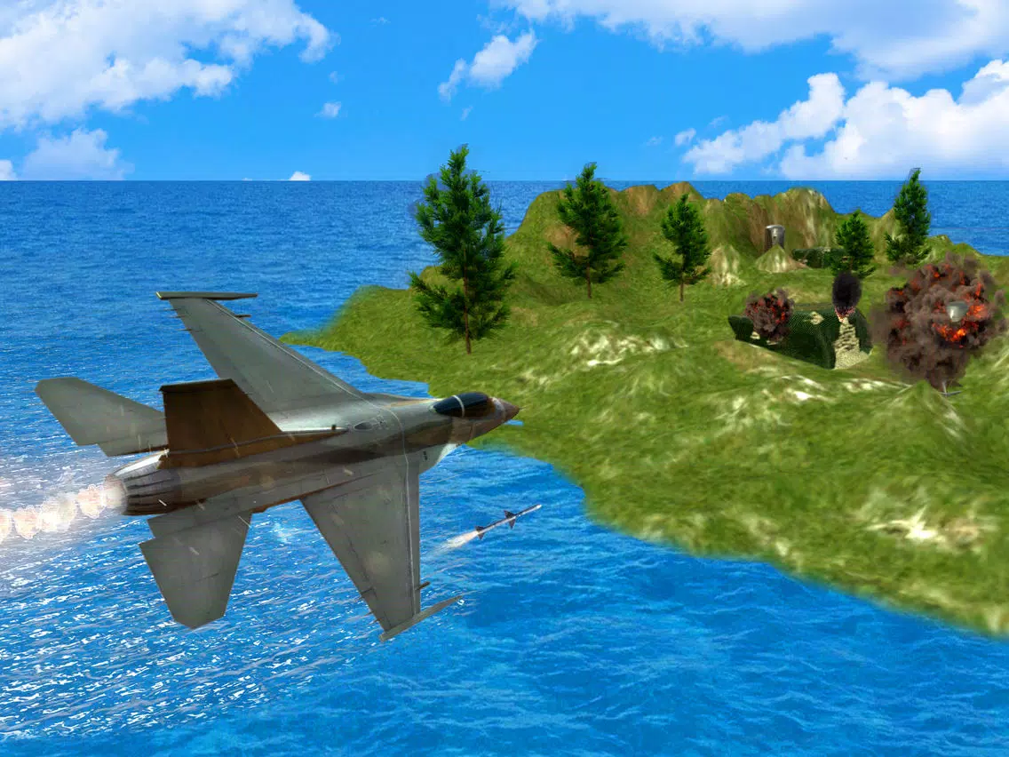 F16 Fighter Flight Air Attack iPad  Screenshots