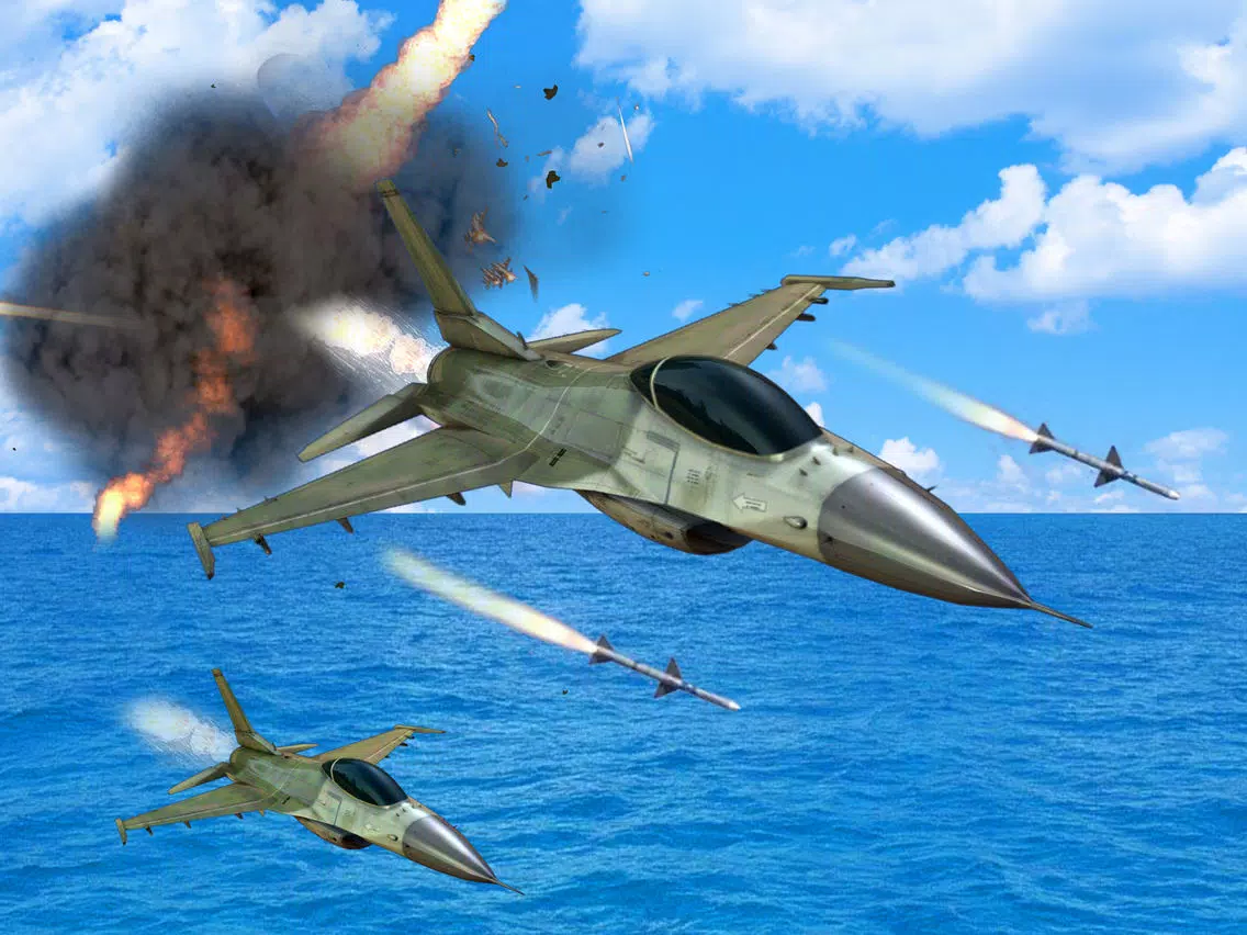 F16 Fighter Flight Air Attack iPad  Screenshots