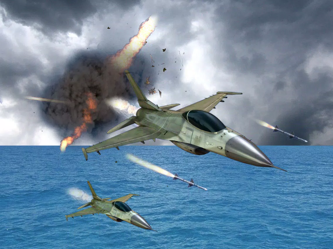 F16 Fighter Flight Air Attack iPad  Screenshots