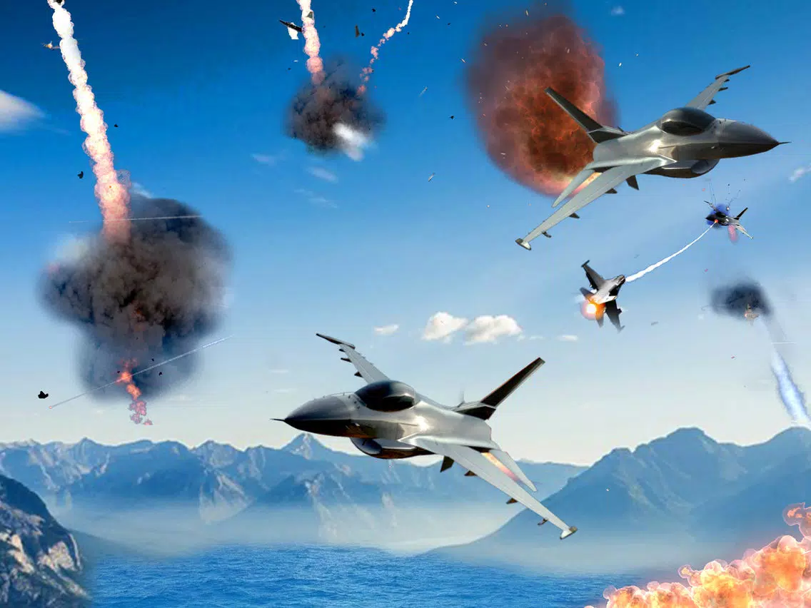 F16 Fighter Flight Air Attack iPad  Screenshots