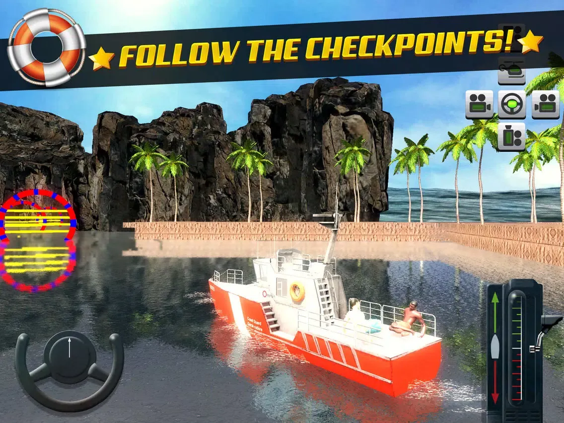 Boat Simulator Driving Games iPad Screenshots