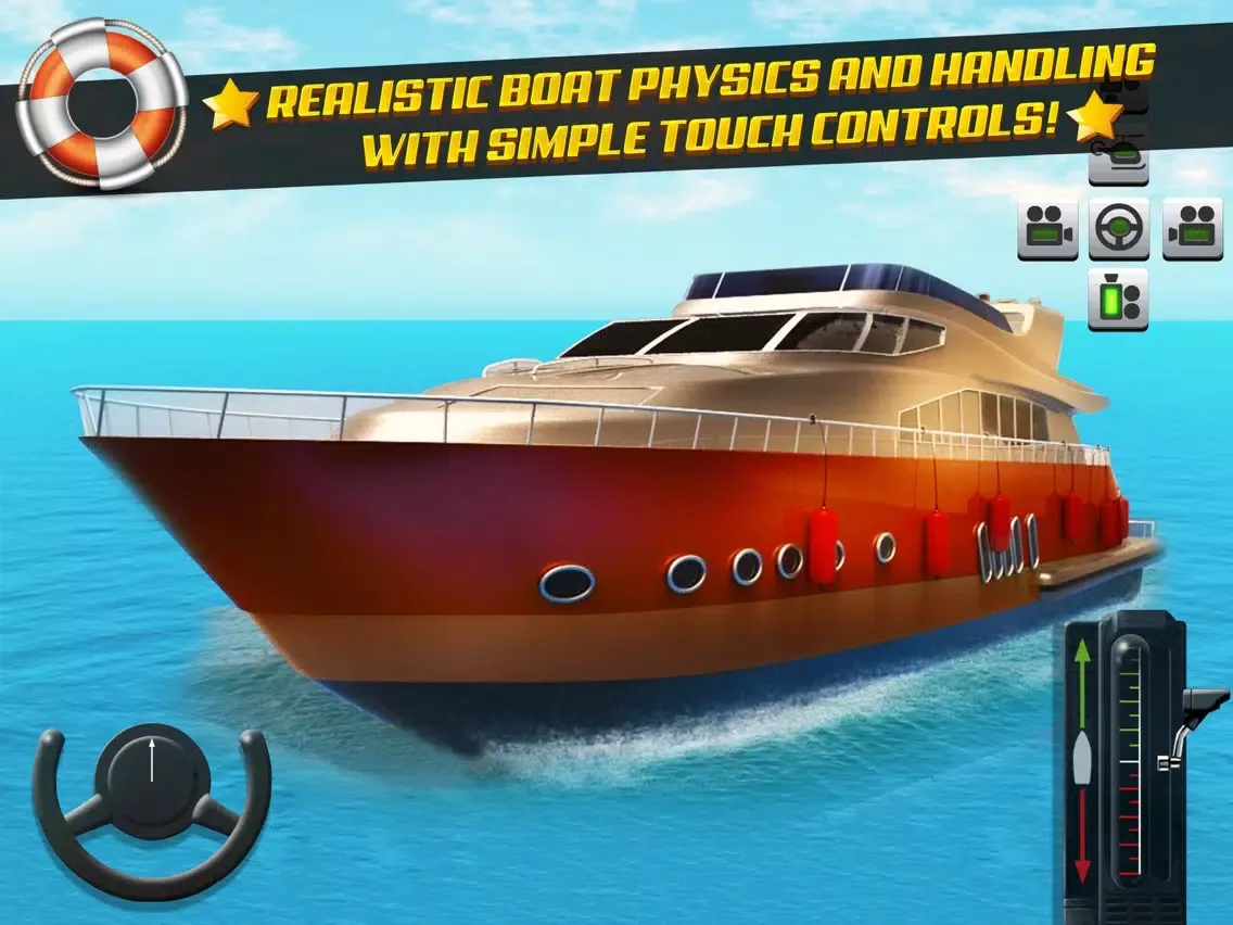 Boat Simulator Driving Games iPad Screenshots