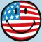 Smiley American Flags
