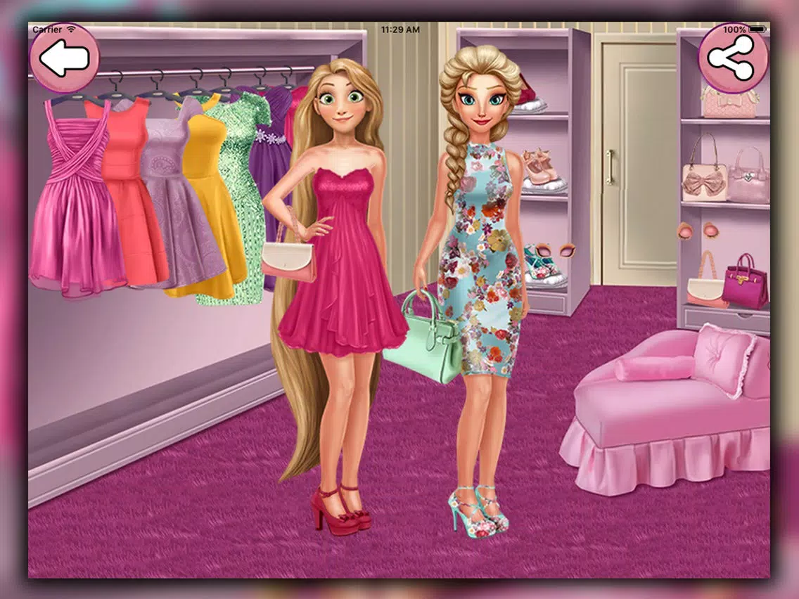 Girl Dressing Room iPad Screenshots