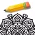 Kaleidoscope Mandala Drawing Book: Stress Free