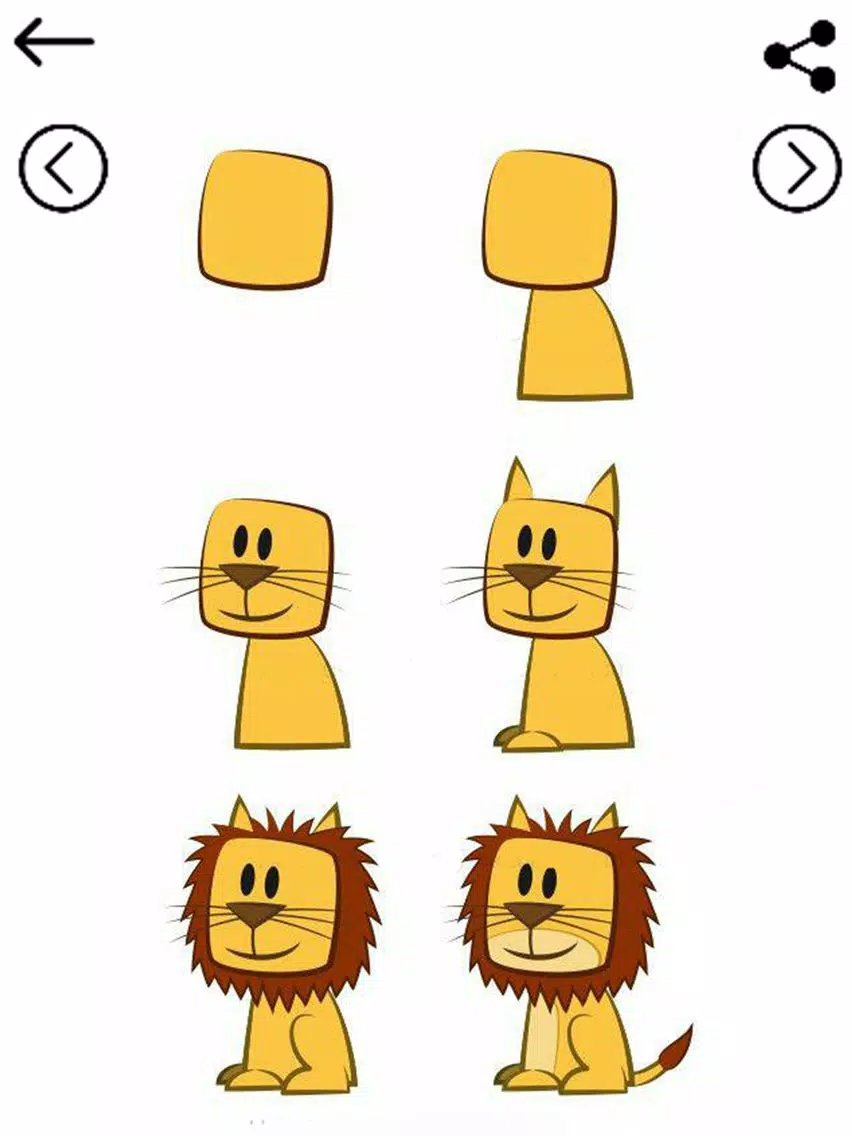 Learn Drawing Step By Step For Kids iPad Screenshots