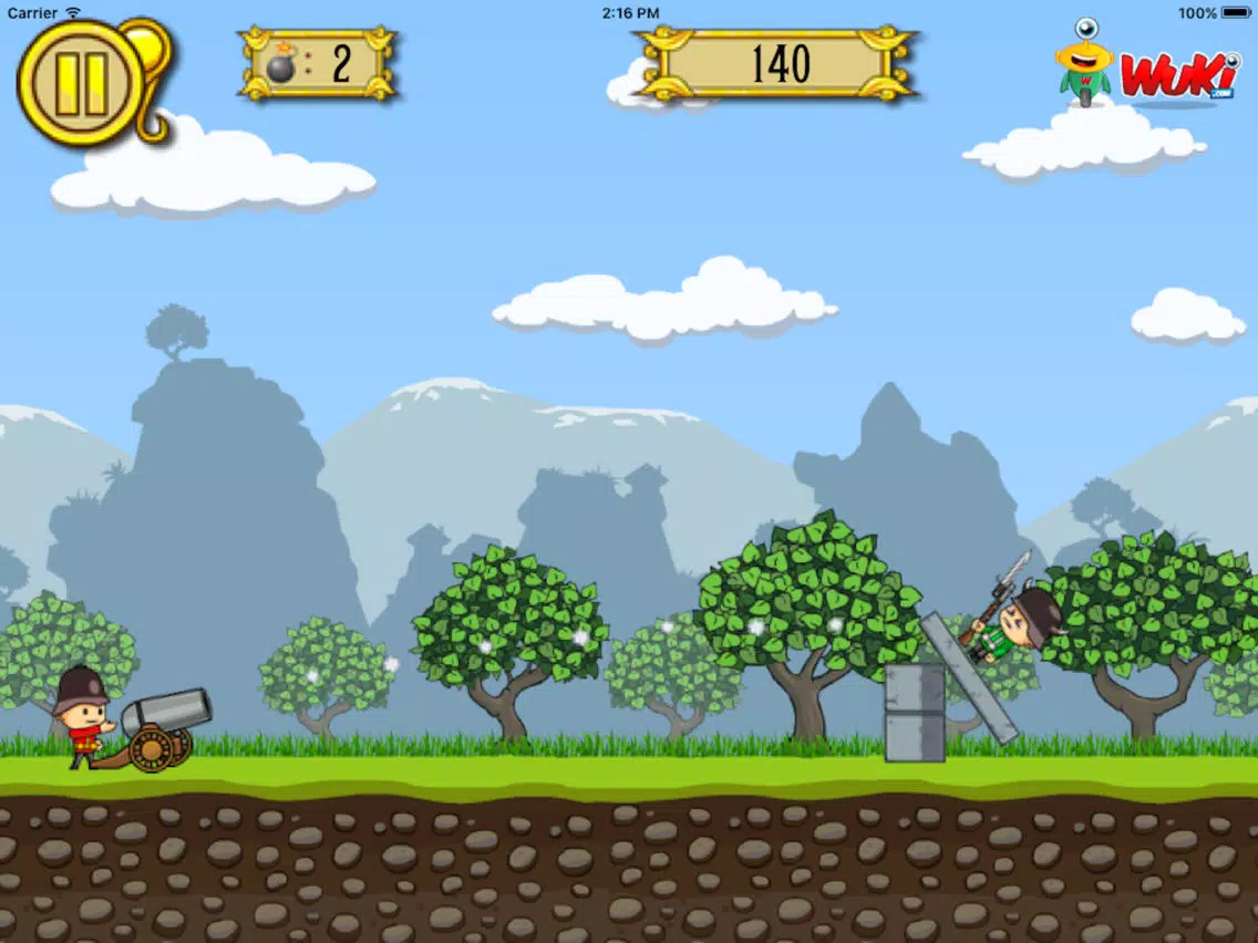 Soldiers Vs Cannons iPad  سکرین شاٹس