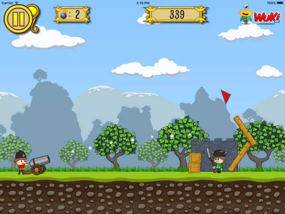 Soldiers Vs Cannons iPad  سکرین شاٹس