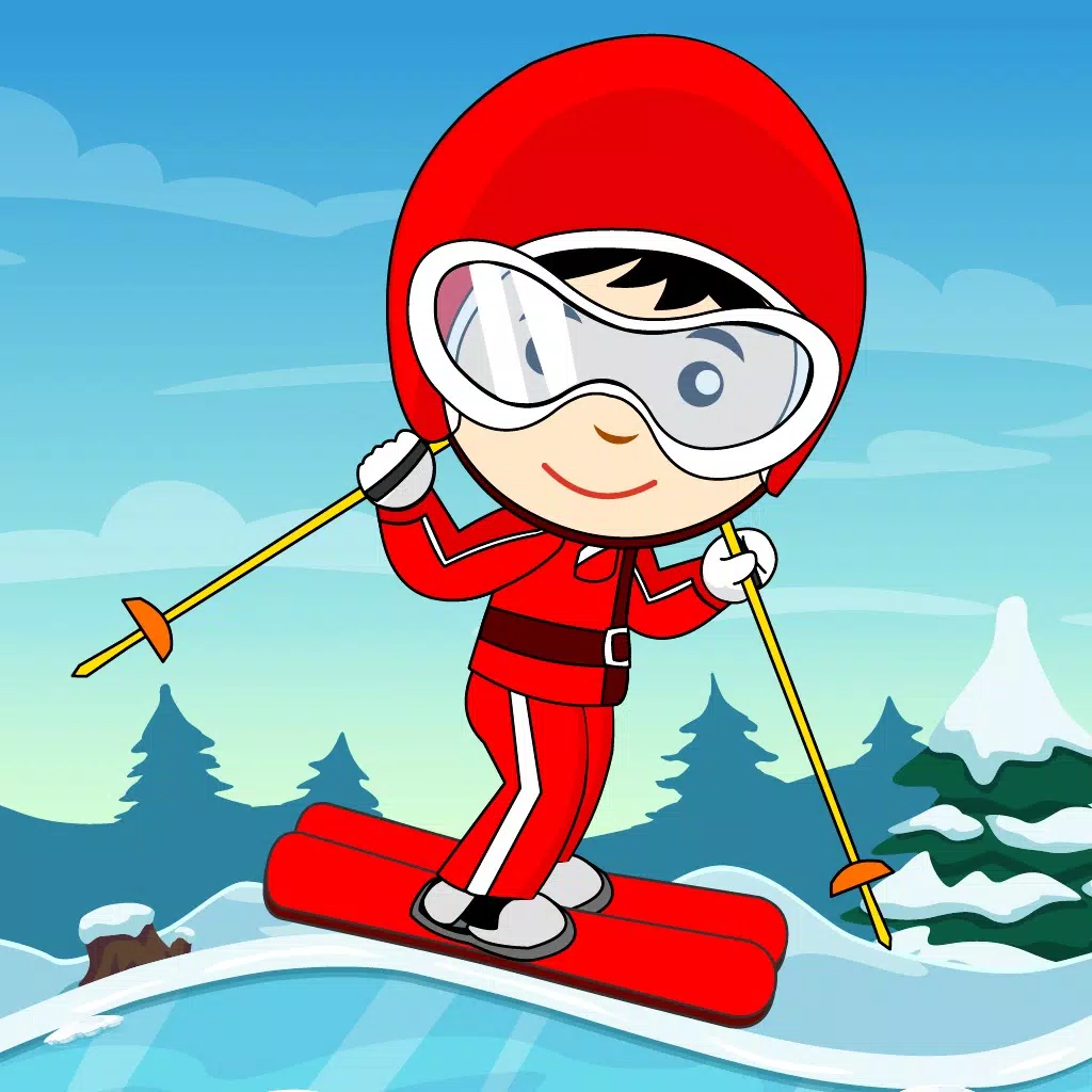 Ski Race - Neon Safari Ski Race - Neon Safari