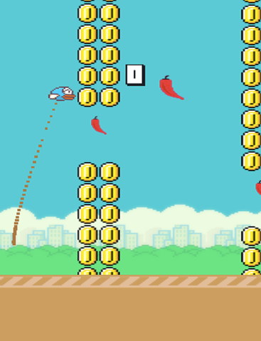 PooPoo Flappy - A Reverse of the Original Bird Game iPad Screenshots