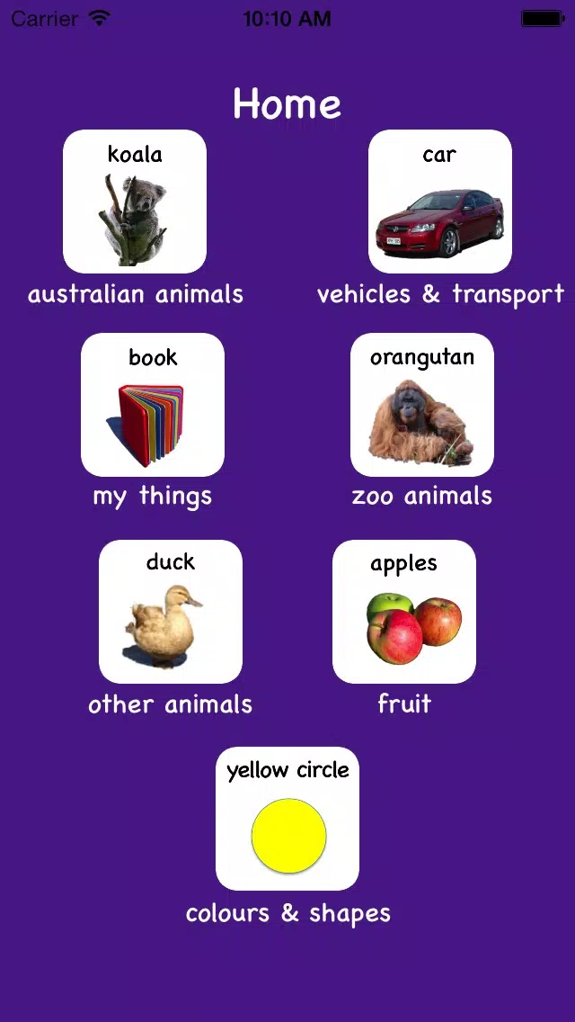 Australian Baby & Toddler Flash Cards Screenshots