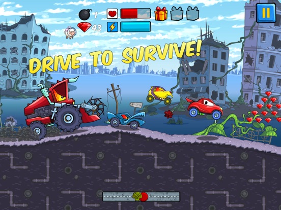 Car Eats Car - Apocalypse Race iPad  Screenshots