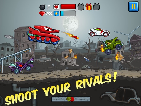 Car Eats Car - Apocalypse Race iPad  Screenshots
