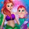 Little Mermaid Cute Baby Care