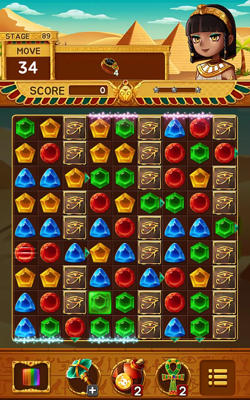 Jewels Pyramid Puzzle(Match 3) Screenshots